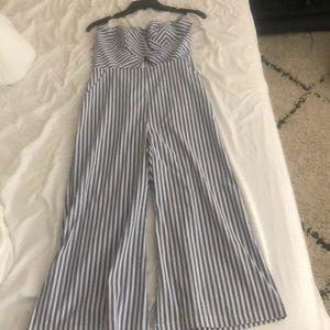 Culotte striped Jumpsuit